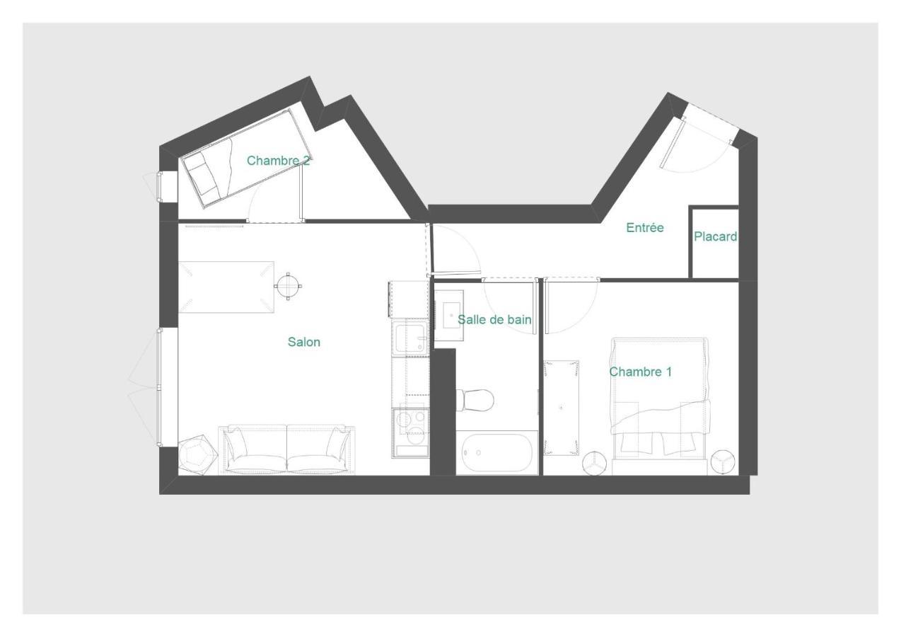 Appt T2&cabine - Superbe Vue - Wifi Appartement Les Angles (Pyrenees-Orientales)
